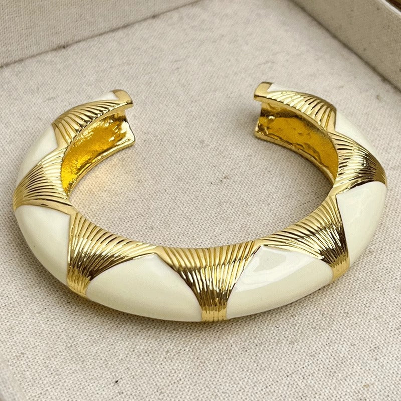 Retro Gold Plated Enamel Glaze - DippedShop Wholesale - #3619