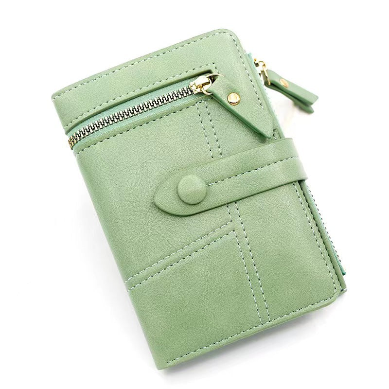 Simple Zip Leather Card Cases Wallets DP25C654