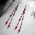 Crystal Tassel Dangle Earrings - DippedShop Wholesale - #1107