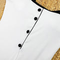 Minimalist Color Contrast Swimsuit - DippedShop Wholesale - #1827