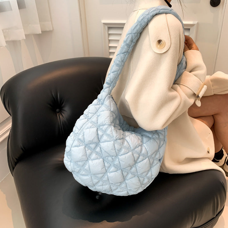 Puffer Quilted Shoulder Bag - DippedShop Wholesale - #4787