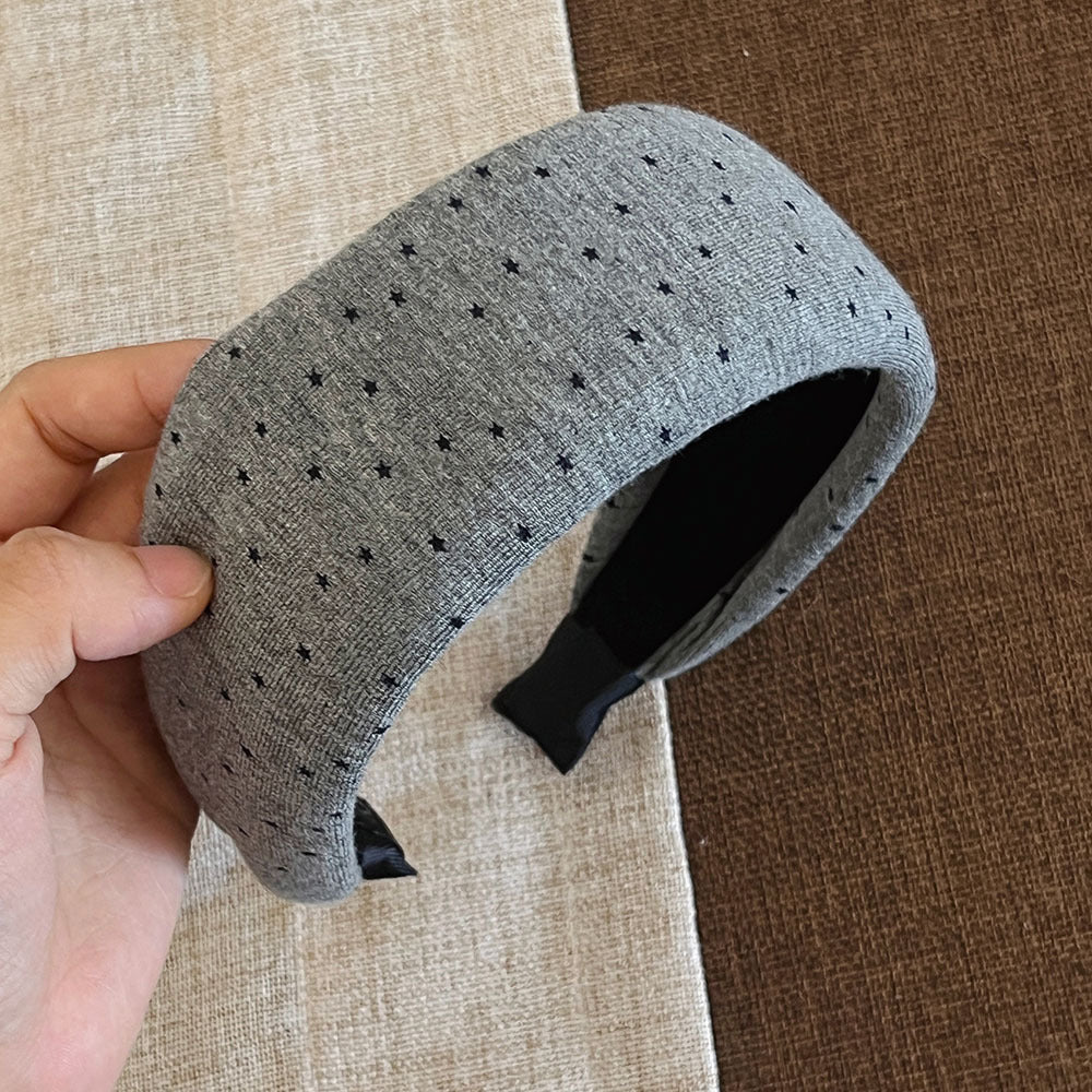Cute Star Print Non Slip Wide Headband 6W6HBD376