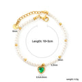 Colorful Heart CZ Bracelet - DippedShop Wholesale - #3811