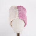 Simple Ribbed  Color Block Knit Beanie 6W6HAT700