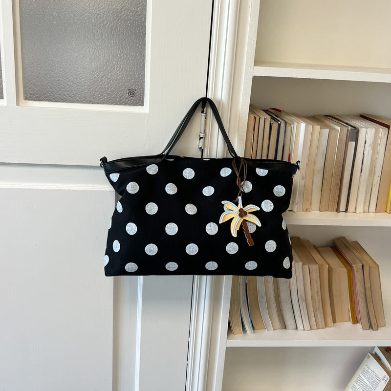 Fashion Polka Dots Large Capacity Shoulder Bag 6W10BBG1375
