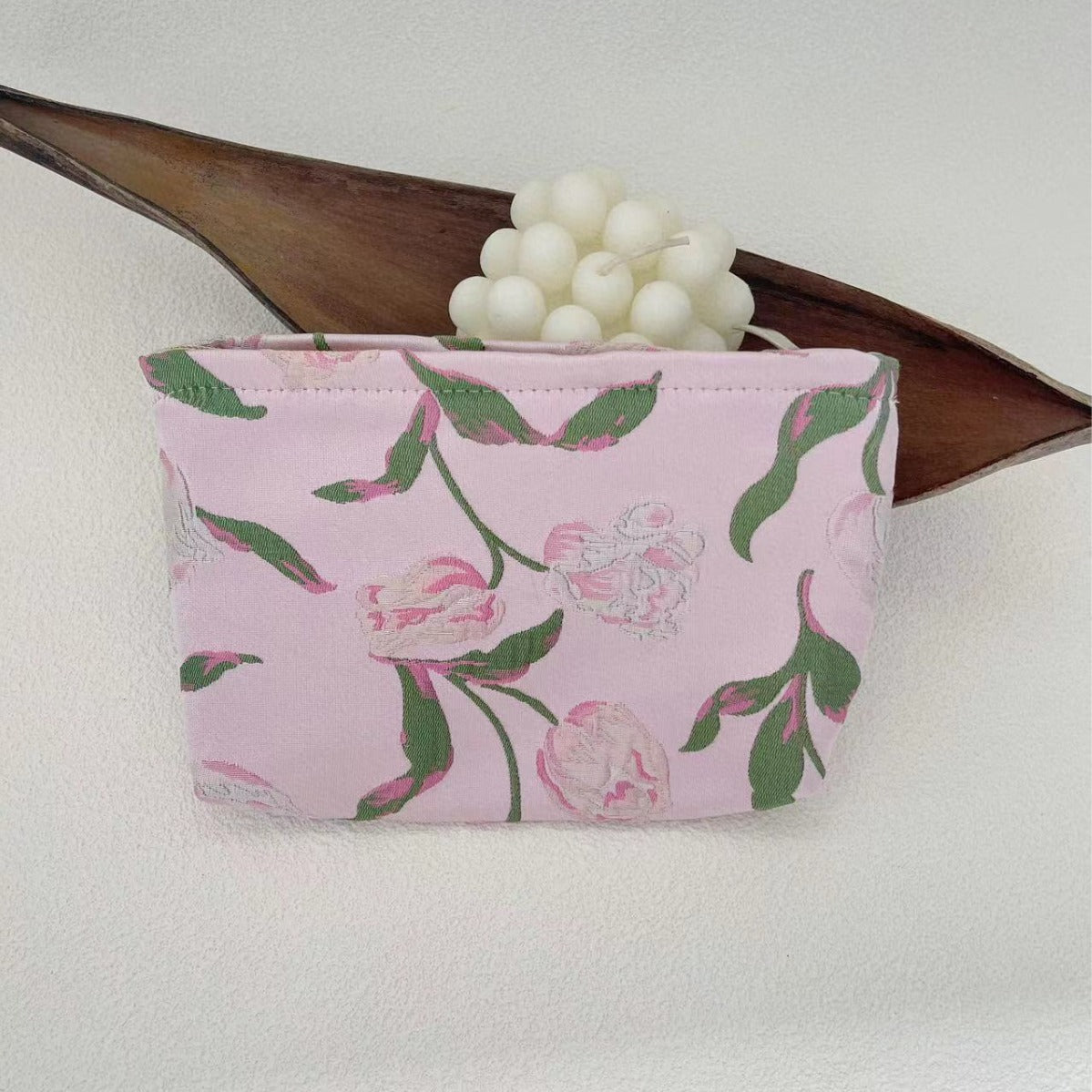 Vintage Floral Travel Pouch - DippedShop Wholesale - #5699