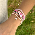 Boho Flower Butterfly Multi-Layer Beaded Bracelet 6W6JBR507