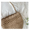 Straw Woven Bucket Bag - DippedShop Wholesale - #5987