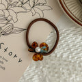 Vintage Flower Pearl Acetate Elastic Hair Tie MK2BW6W6HHT07