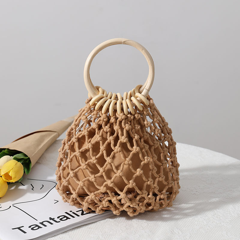 Casual Hollow Out Beach Bag - DippedShop Wholesale - #3443