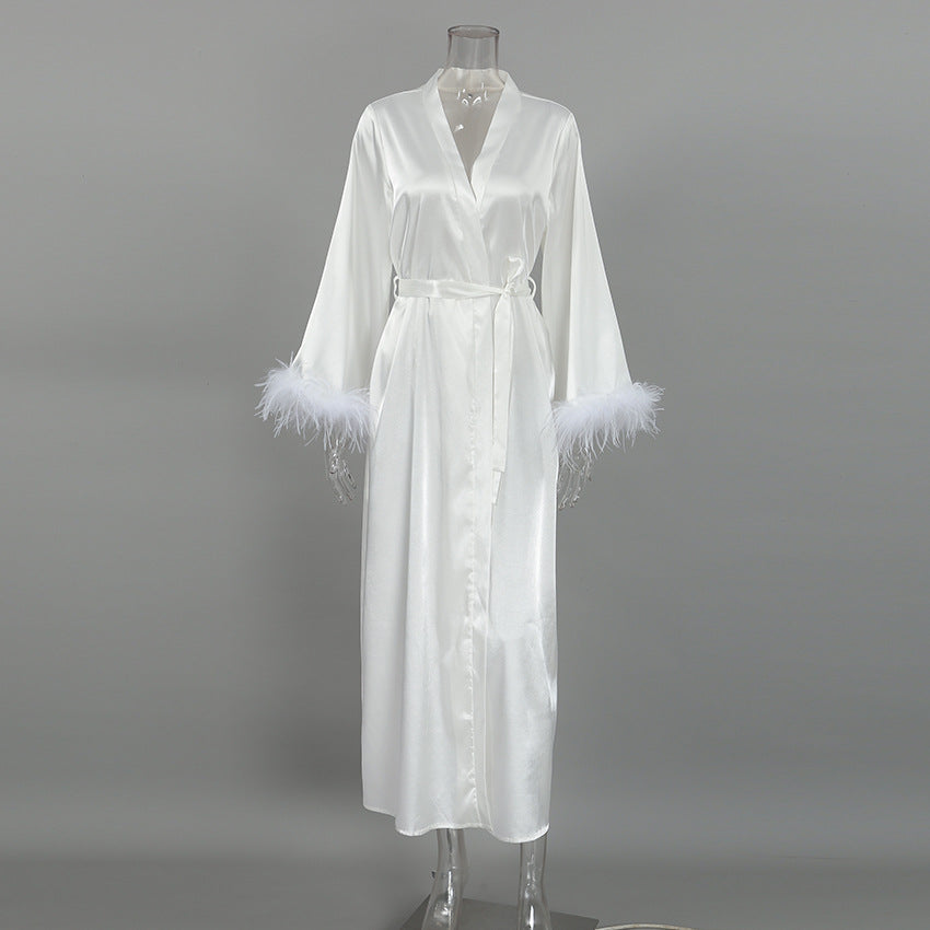 Sexy Feather Waist Tie Dress - DippedShop Wholesale - #3219