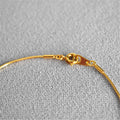 Minimalist Gold Plated Snake Chain Bracelet 6W6JBR472
