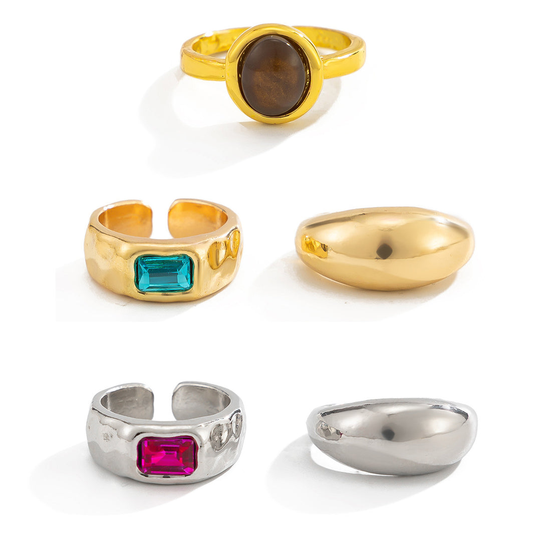 Geometric Diamonds Toe Ring - DippedShop Wholesale - #7139