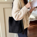 Faux Suede Bucket Shoulder Bag - DippedShop Wholesale - #1123