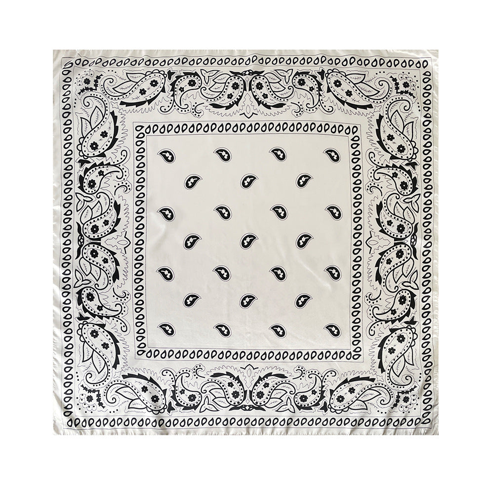 Minimalist Paisley Versatile Square Scarf MK2BW6W6NSI27