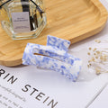 Trendy Candy Color Floral Print Acetate Hair Claw 8AS6HCP266T