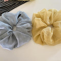 Plaid Mesh Hair Scrunchie - DippedShop Wholesale - #5395