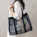 Minimalist Solid Color Hollow Tote Bag 8CW6BBG463L