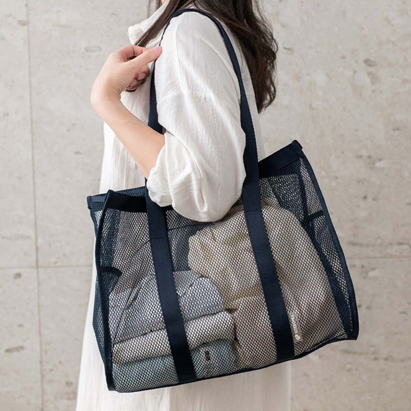 Minimalist Solid Color Hollow Tote Bag 8CW6BBG463L