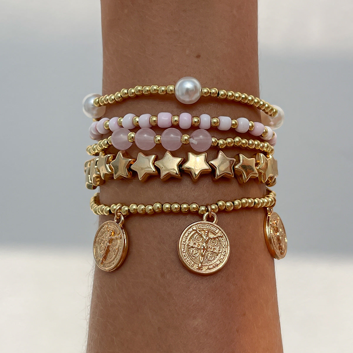 Vintage Boho-Style Gold Plated - DippedShop Wholesale - #2083