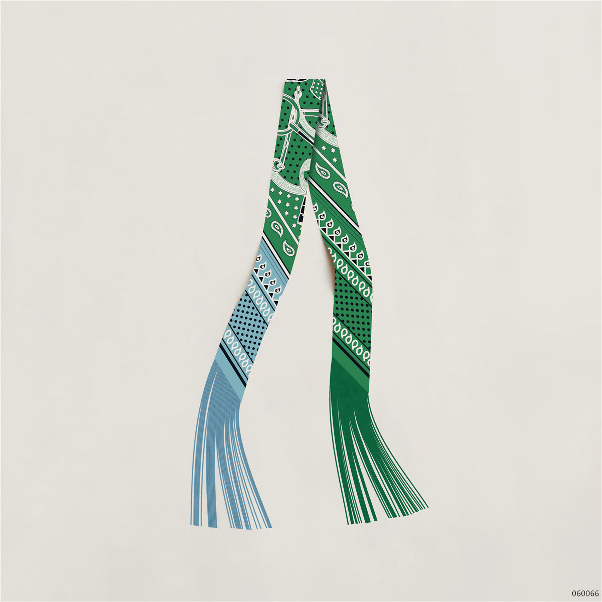 Floral Tassel Silk Scarf - DippedShop Wholesale - #5315