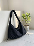 Casual Solid Color Nylon Shoulder Bag 6W10BBG1362
