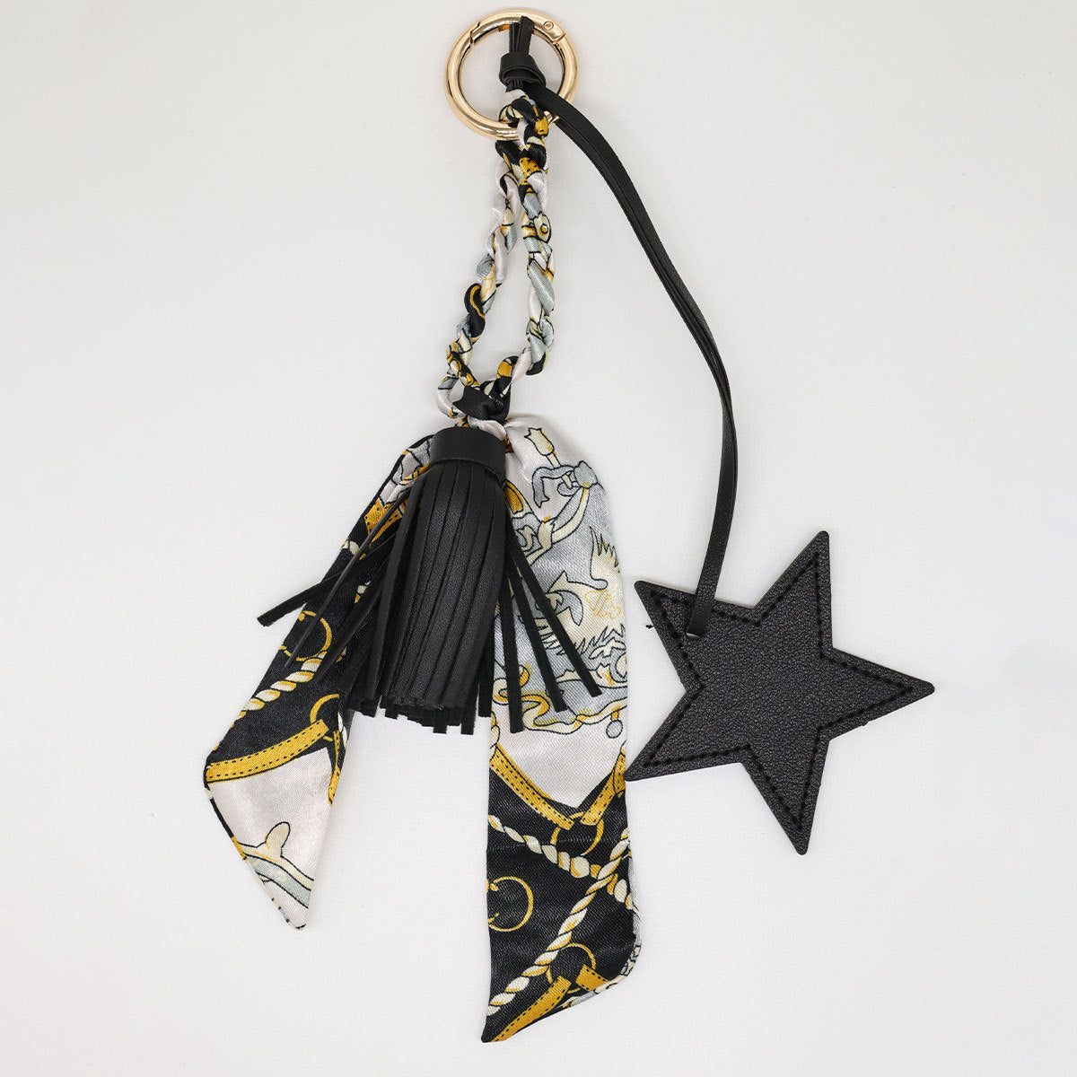 Leather Star Tassel Bag Charm - DippedShop Wholesale - #2547