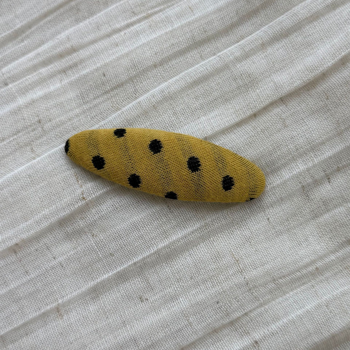 Elegant Polka Dot Non Crease Snap Hair Clip 6W6HCP1678