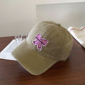 Cute Bow Knot Solid Color Baseball Cap MK2BW6W6HAT87