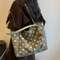 Large Polka Dot Tote Bag - DippedShop Wholesale - #3171