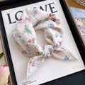 Sweet Floral Print Soft Silk Scarf 6W6NSI202