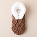 Fuzzy Fleece Lined Warm No Slip Slipper Socks 6W8FSO861
