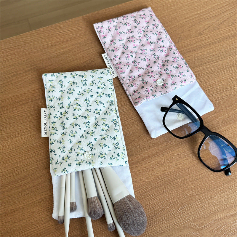 Floral Quilted Cosmetic Bag - DippedShop Wholesale - #2339