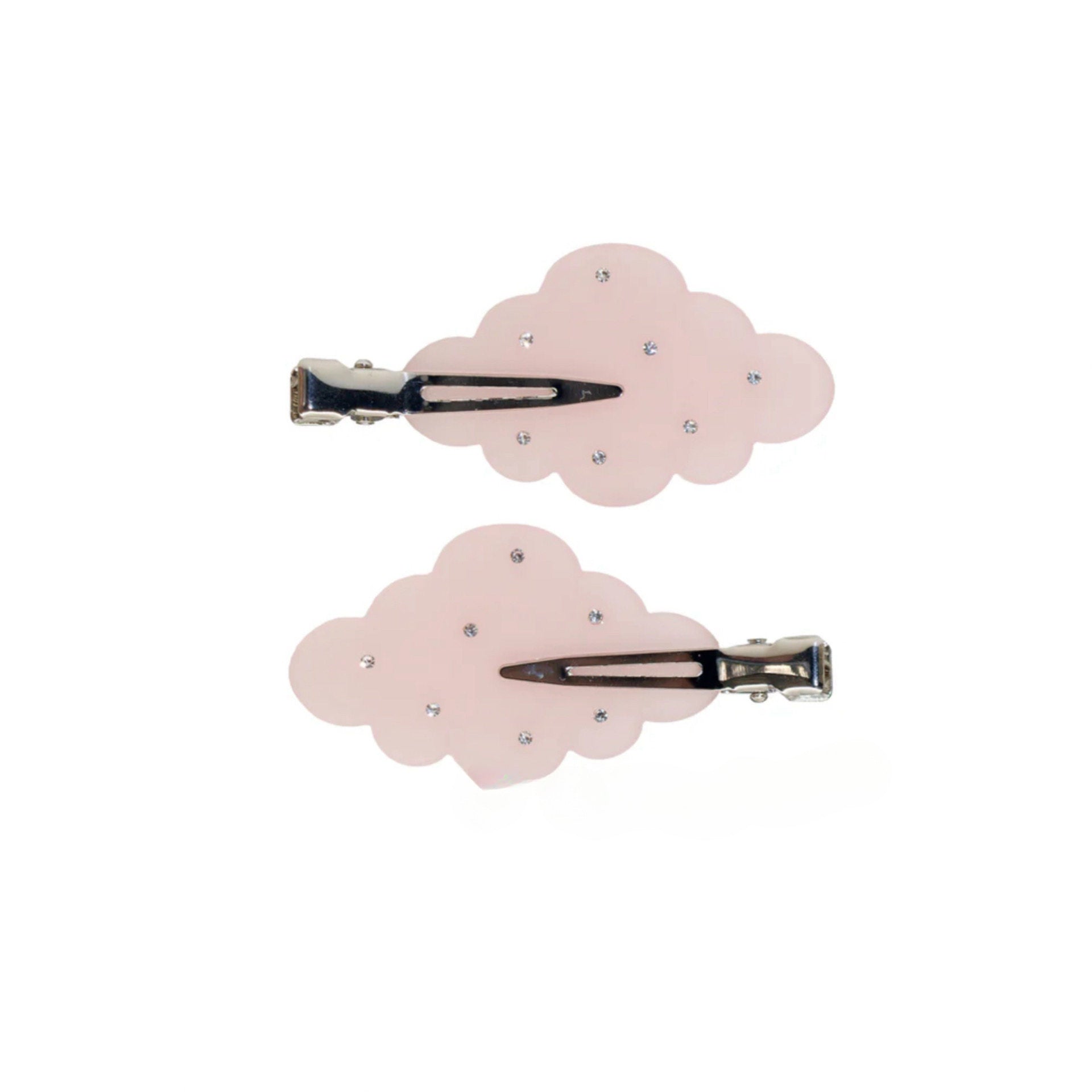 Creative Matte Cloud Rhinestones Acetate Hair Clip 8AS6HCP382L