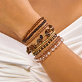 Boho-style Multi Layer Beaded Bracelets 6W6JBR502