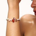 Colorful Stone Pearl Bracelet - DippedShop Wholesale - #0067