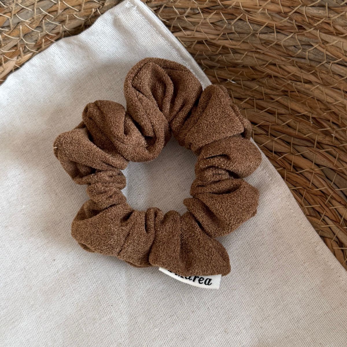 Simple Solid Color Ruffled High Elastic Scrunchies 6W6HSR504