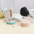 Fashion Heart Shape Portable Jewelry Box 6H13HSJ148