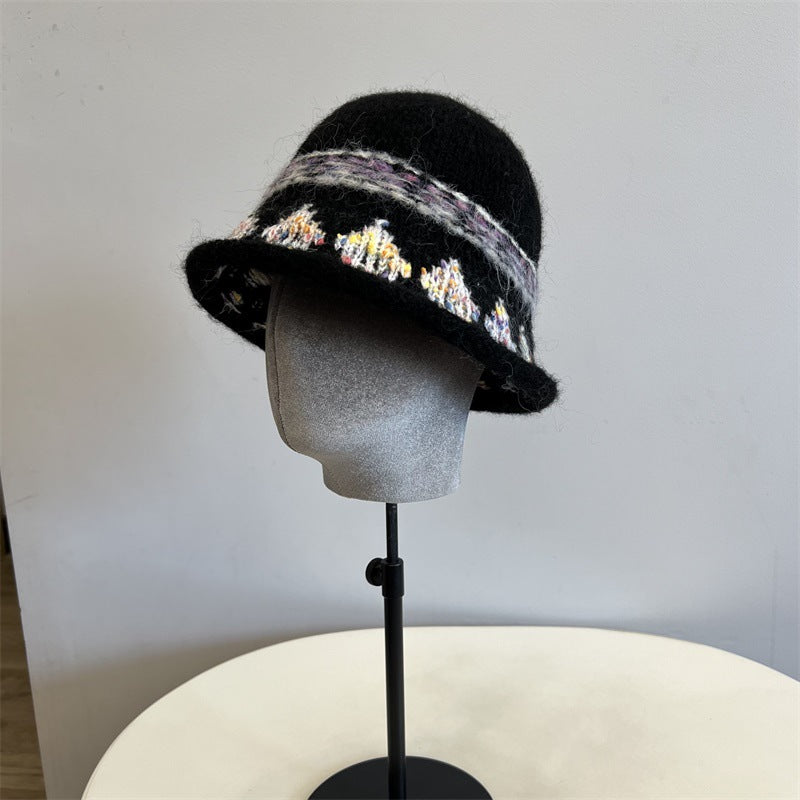 Jacquard Knit Bucket Hat - DippedShop Wholesale - #0803