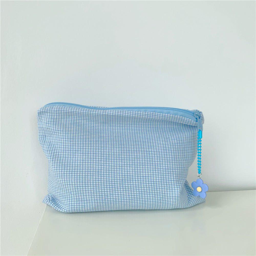 Simple Plaid Pattern Lightweight Makeup Bag MK2BW6S10BOB93