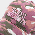 Retro Distressed Camo Embroidery Baseball Cap 8BK6HAT194L