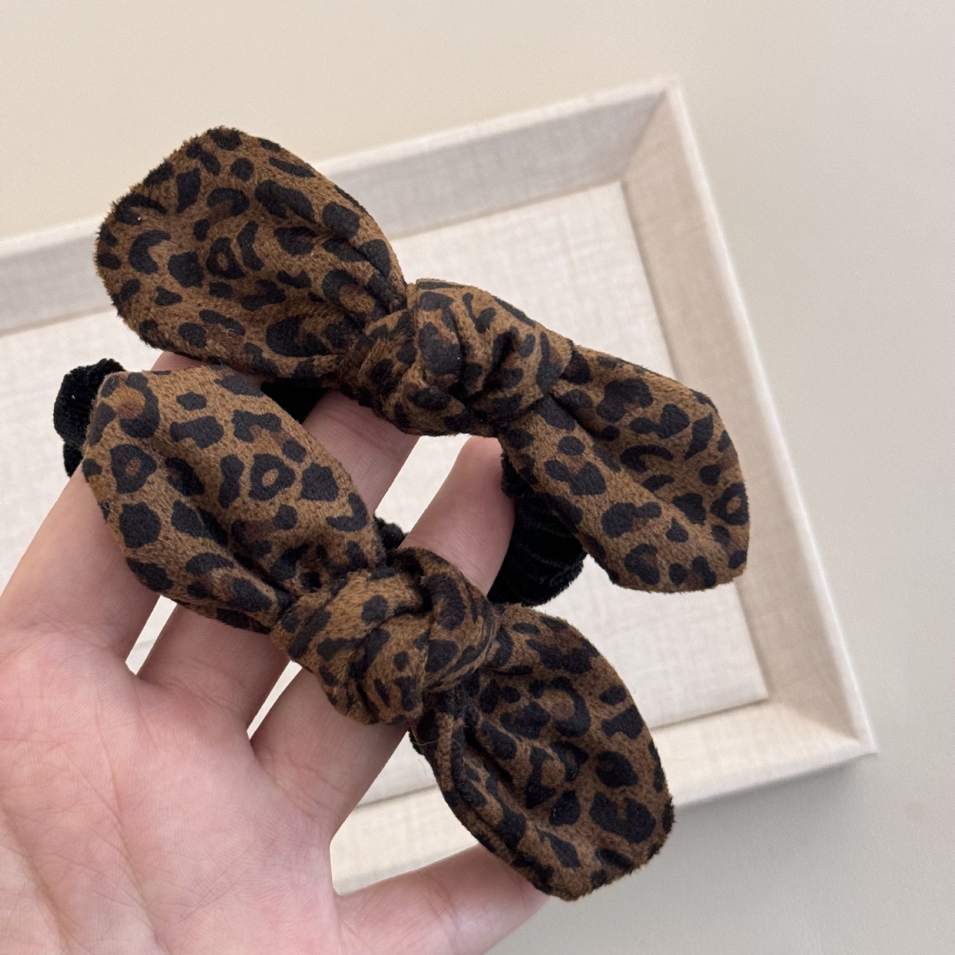 Leopard Print Hair Tie - DippedShop Wholesale - #8659