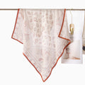 Floral Silk Square Scarf - DippedShop Wholesale - #1155