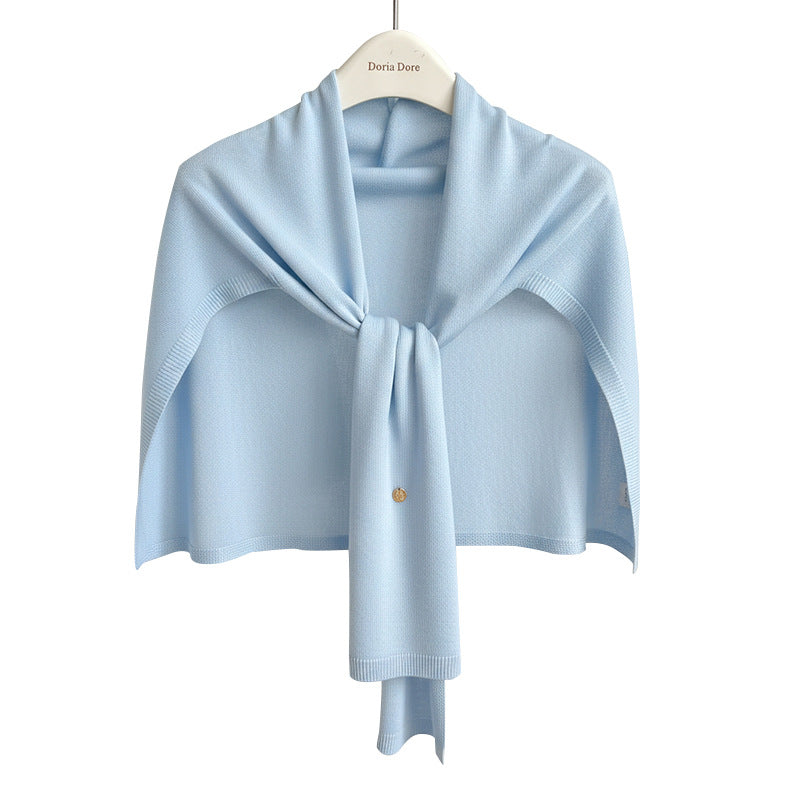 Elegant Solid Color Knit Shawl Wrap 6W6NSC55