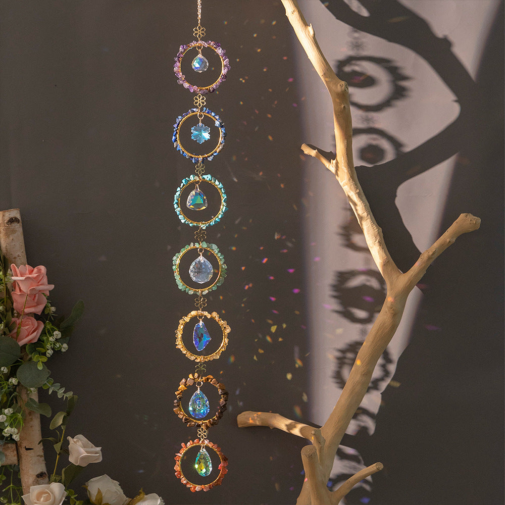 Crystal Dream Catcher Suncatcher - DippedShop Wholesale - #2035