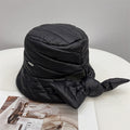 Winter Quilted Puffer Lightweight Warm Bucket Hat 6W6HAT928