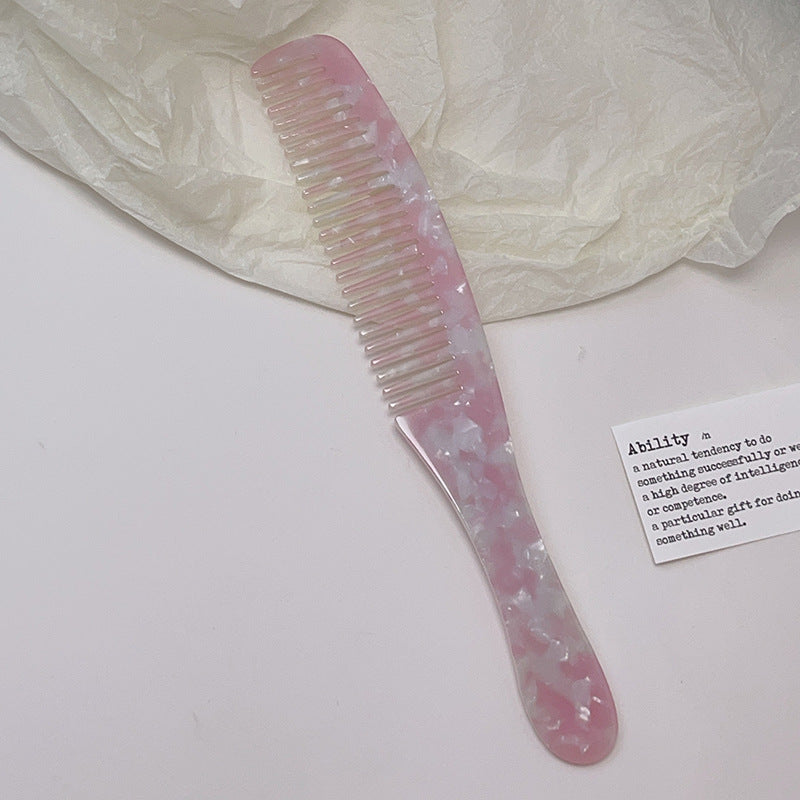Checkerboard Acetate Anti-Static Hair Combs - DippedShop Wholesale - #2387