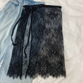 Mesh Lace Wrap Skirt - DippedShop Wholesale - #6019
