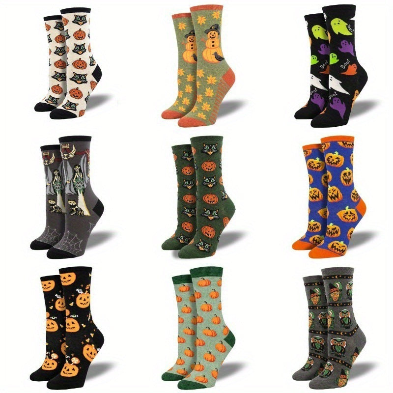 Halloween Novelty Crew Socks - DippedShop Wholesale - #7427