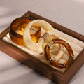 Vintage Amber Acrylic Bracelets - DippedShop Wholesale - #7683